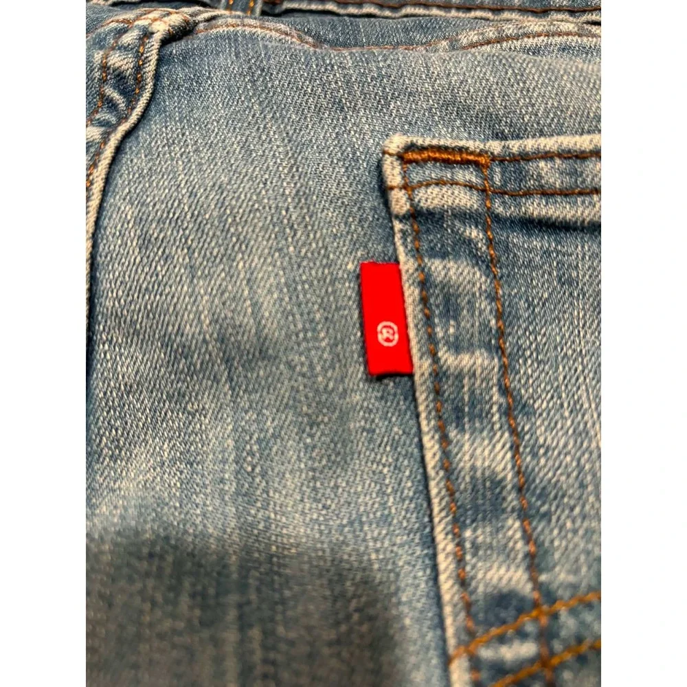 Levis 511 Slim Fit Jeans Mens 36x32‎ Medium Wash Blue Denim 5 Pocket Zip Fly